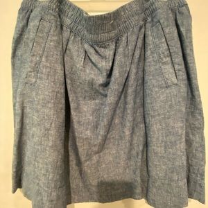 Loft Chambray Skirt
